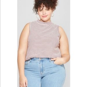 Target Universal Thread Mock Neck Tank